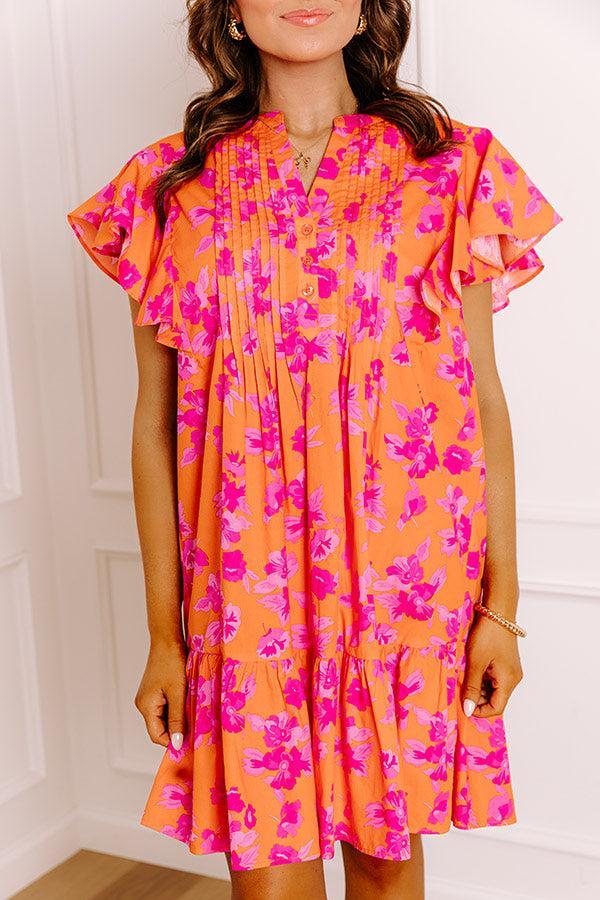 Island Glow Floral Mini Dress Product Image