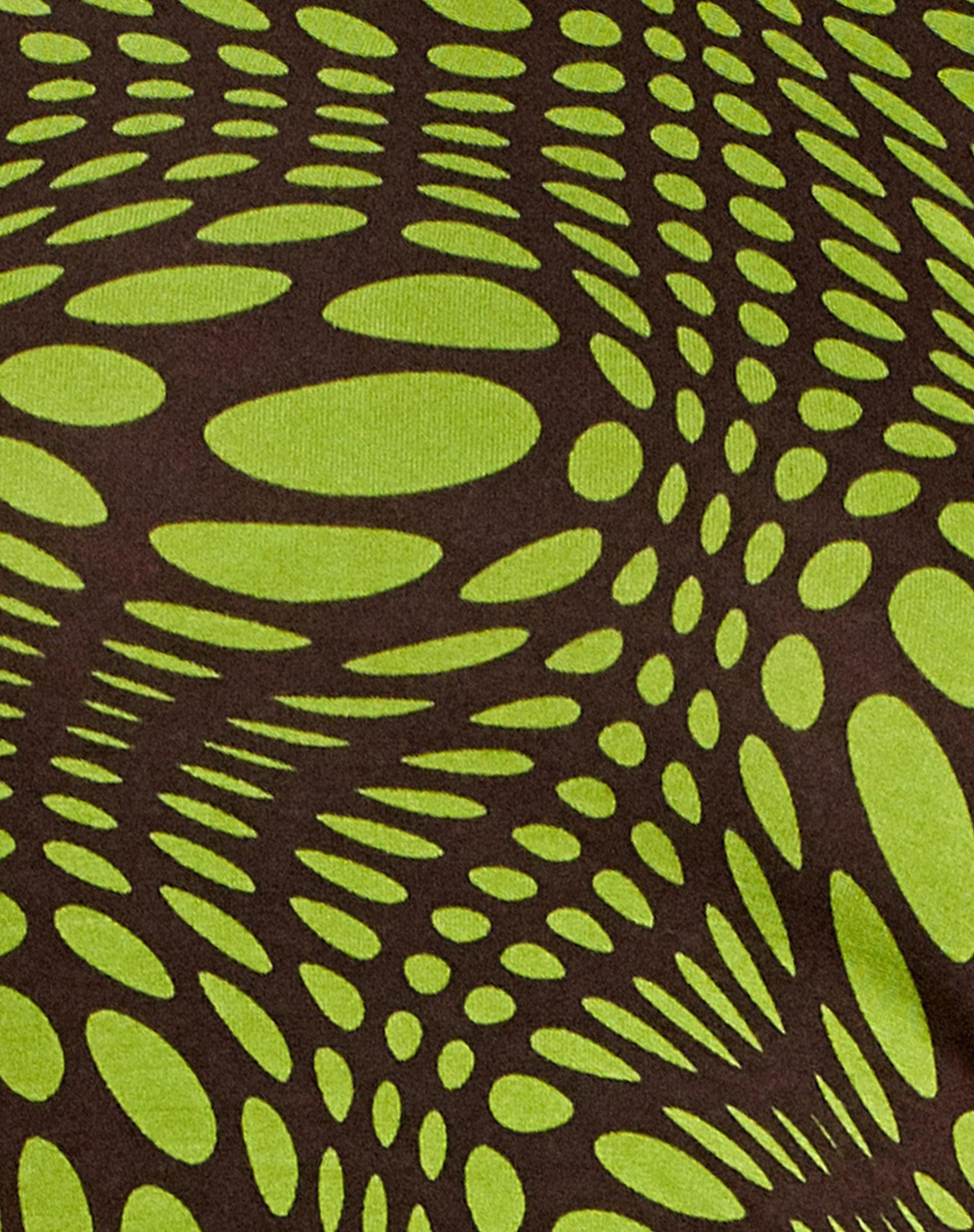Nelvia Bodycon Dress in Optic Polka Green Product Image