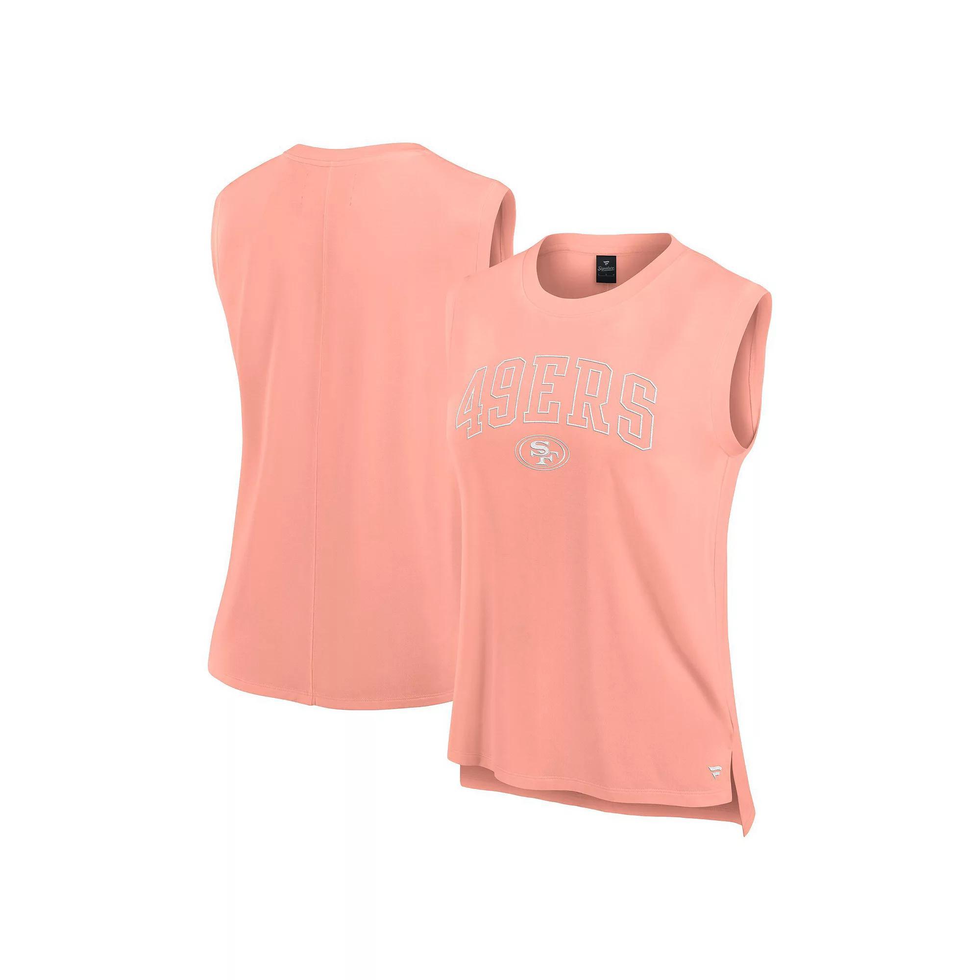 Women's Fanatics Signature Coral Chicago Cubs Studio Gym Tank Top, Size: Small, Pink O Product Image