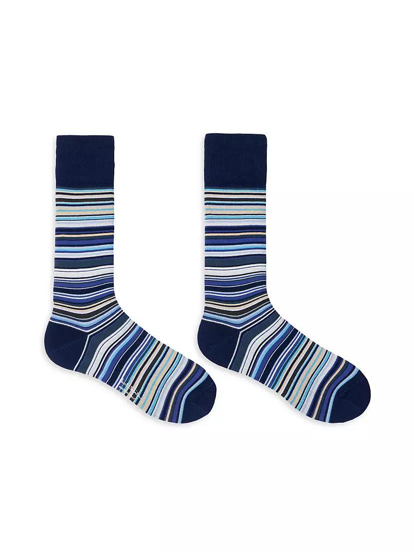 Signature Stripe Crew Socks 6-Pack Product Image