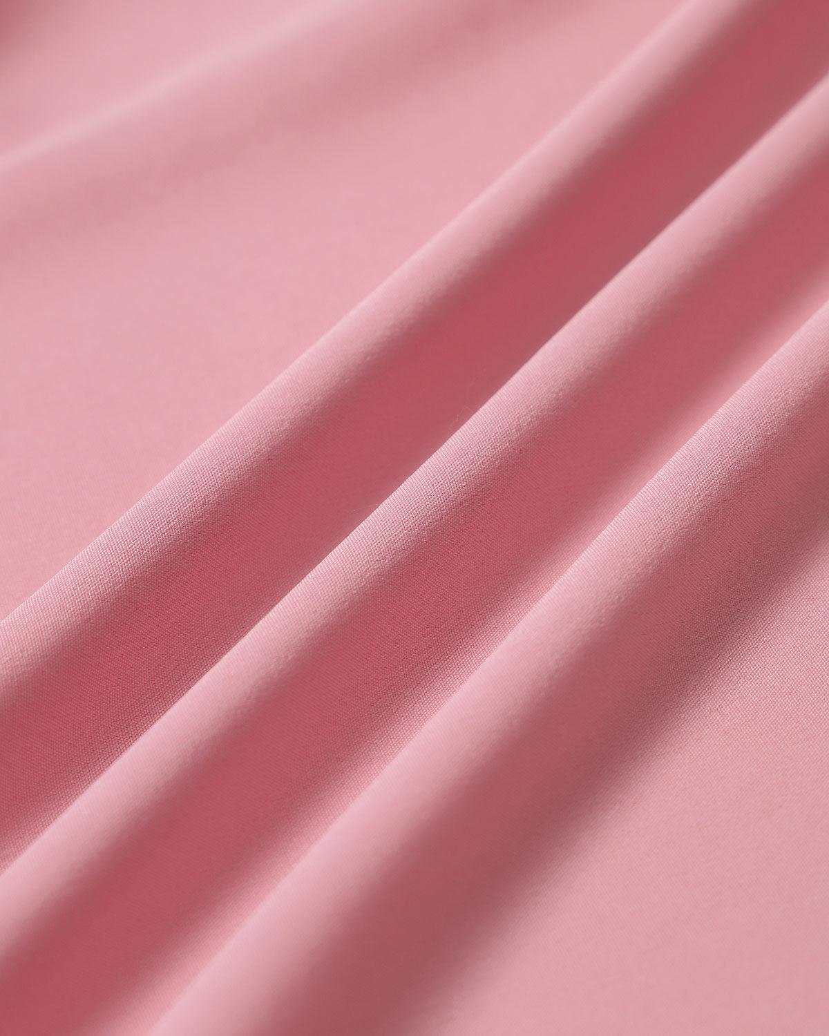 Pink A-Line Slip Midi Dress Product Image
