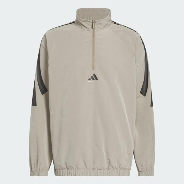adidas Basketball Woven Half-Zip Sweater (Gender Neutral) Product Image