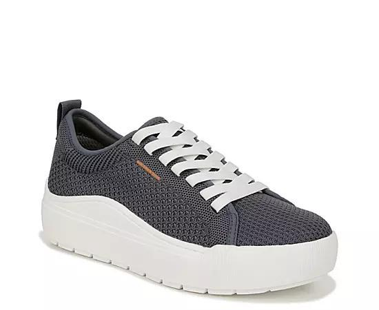 Dr. Scholl's Time Off Knit Women's Platform Sneakers, Size: 9, White Product Image