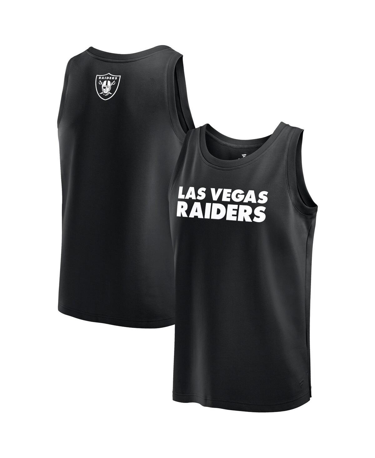 Mens Fanatics Black Las Vegas Raiders Elements Tank Top Product Image