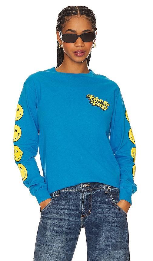 Be Happy Long Sleeve Tee Free & Easy Product Image
