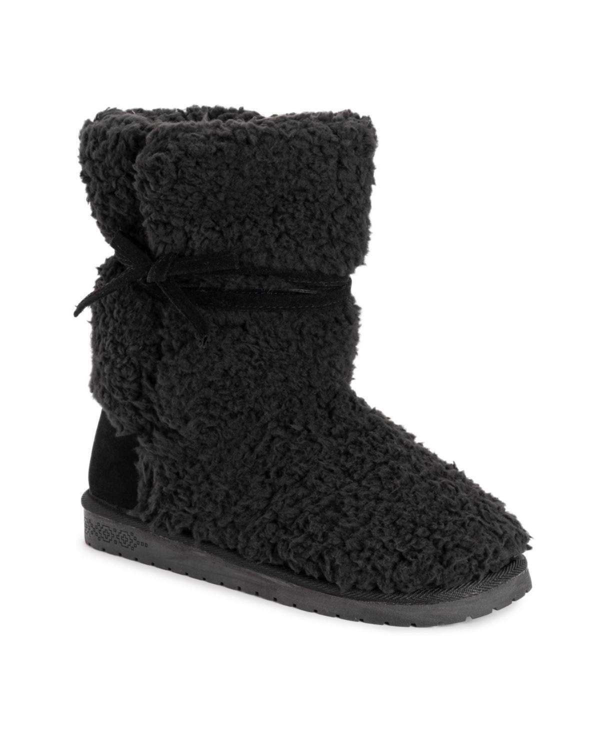 Essentials by MUK LUKS Clementine Women's Winter Boots, Size: 10, Black Plaid Product Image