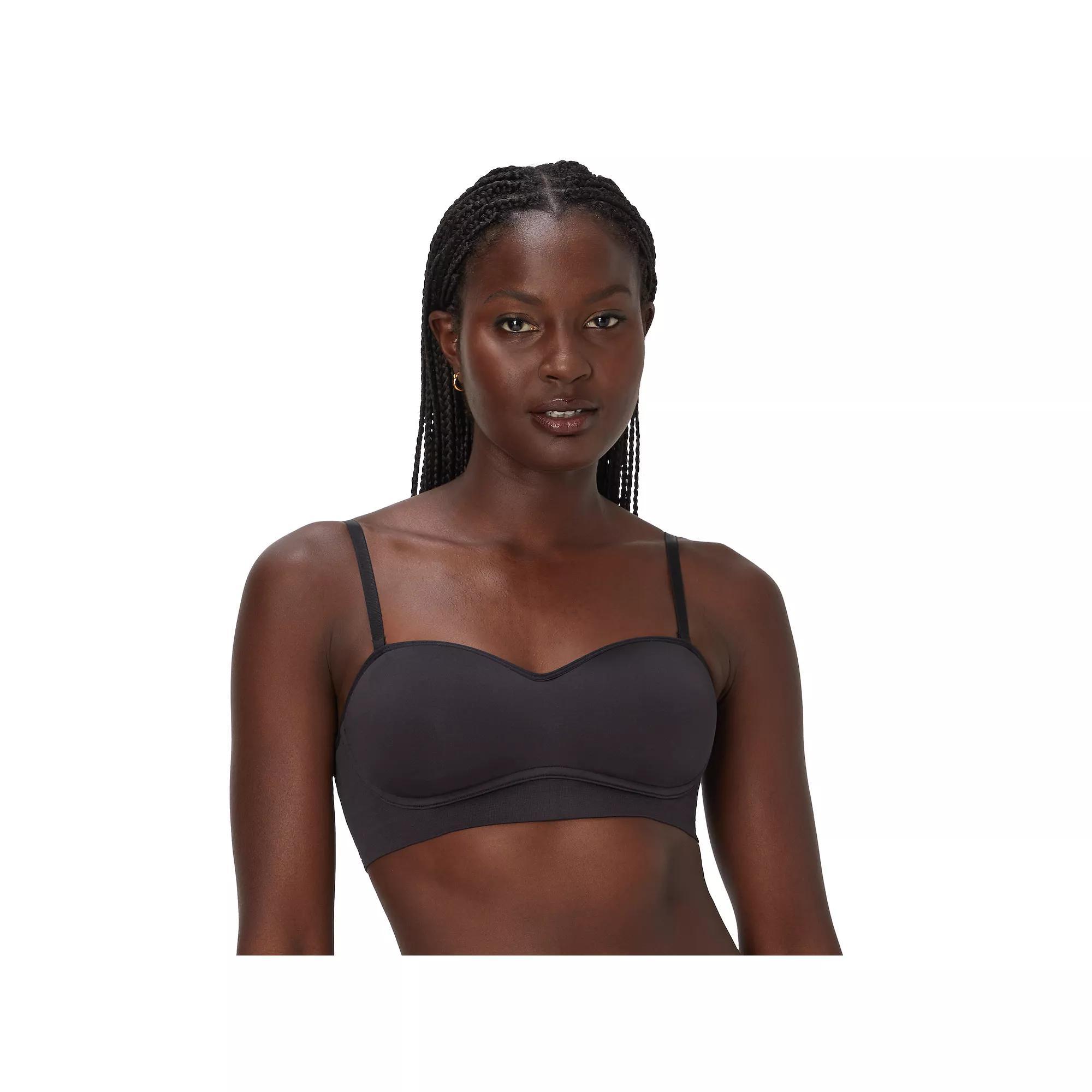 Women's Maidenform Convertible Wireless Balconette Bra DM2331, Size: Small, Black Product Image