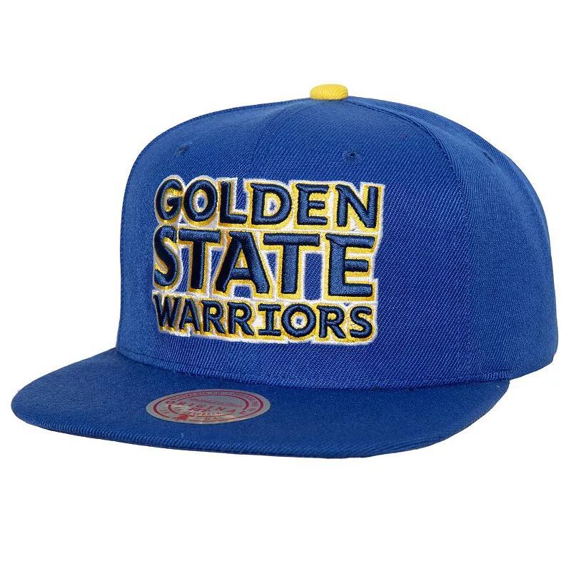 Mens Mitchell & Ness Royal Golden State Warriors 2013 Nba Draft Commemorative Snapback Hat Product Image