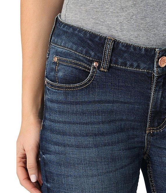 Wrangler® Mid Rise #double;W#double; Stitch Back Pocket Bootcut Jeans Product Image