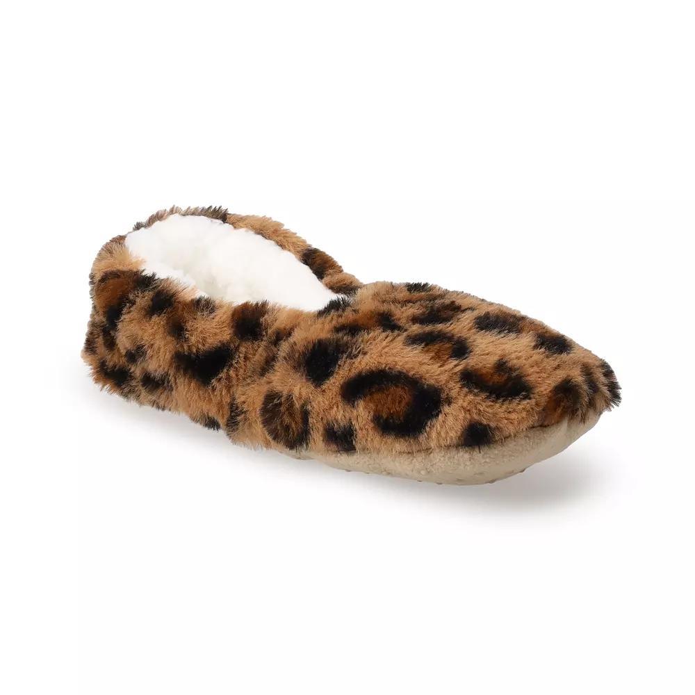 Women's Cozy Soft Faux Fur Ballerina Slipper Socks, Size: Small-Medium Product Image