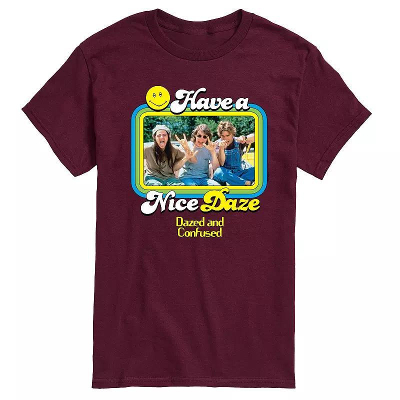 Mens Dazed and Confused Have A Nice Daze Graphic Tee Red Product Image