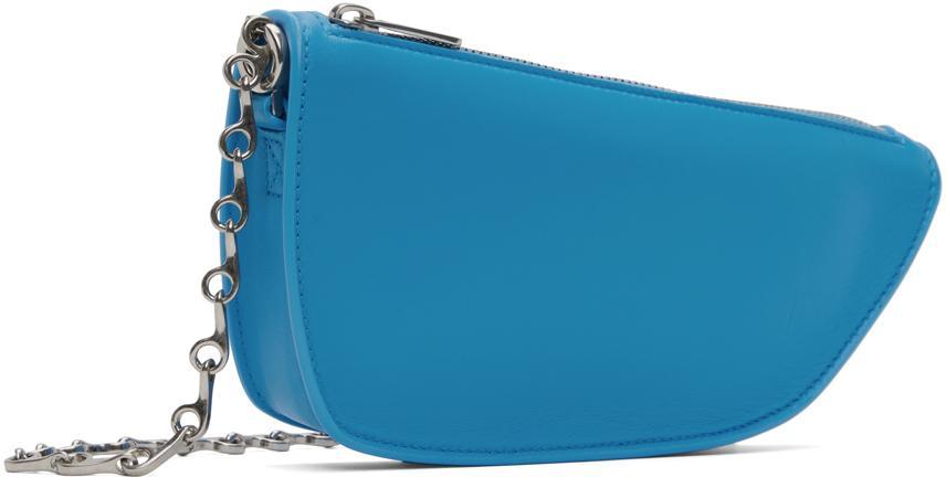 BURBERRY Micro Shield Sling Shoulder Bag In Turquoise Product Image