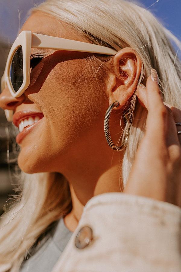 Downtown Show Hoop Earrings Product Image