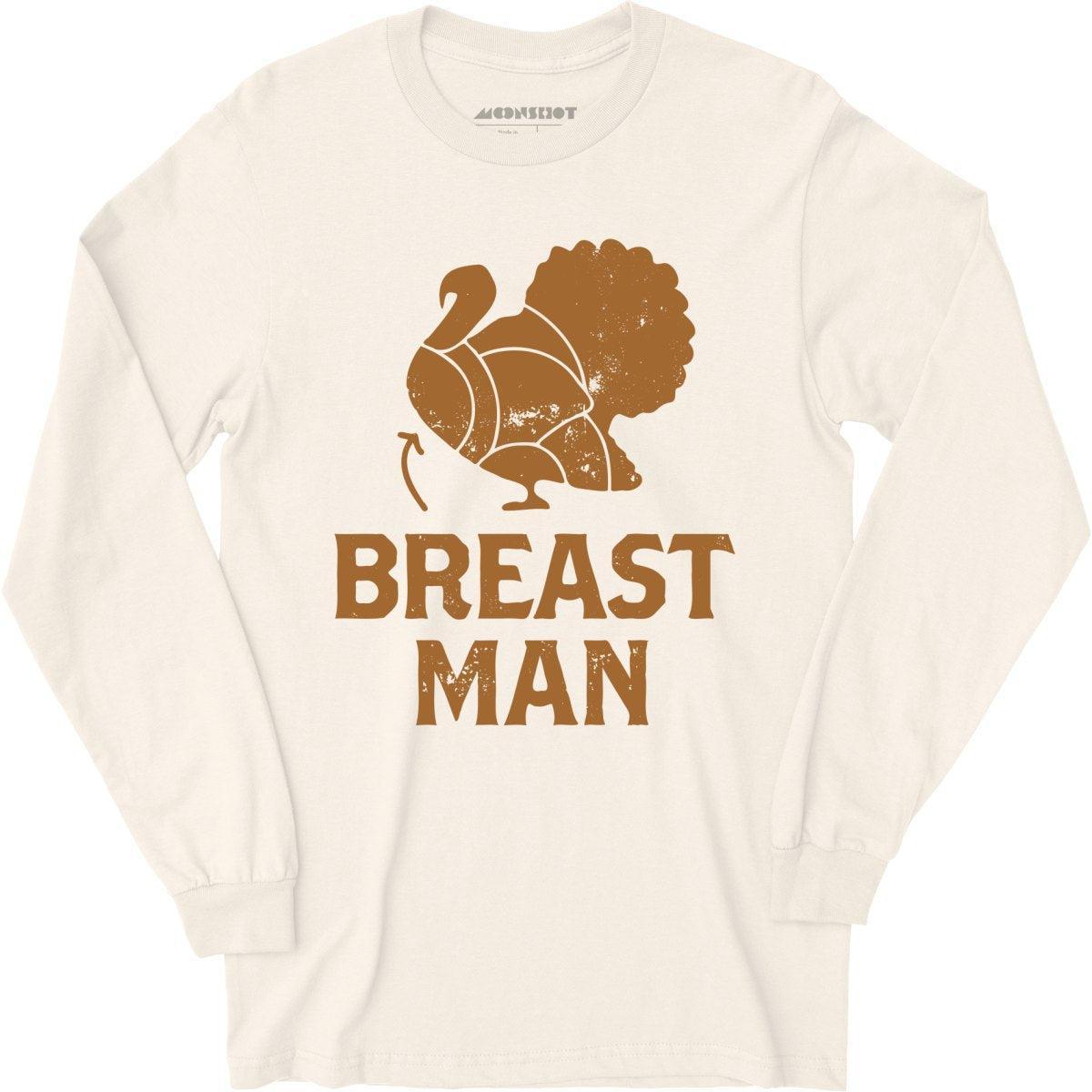 Breast Man - Long Sleeve T-Shirt Male Product Image