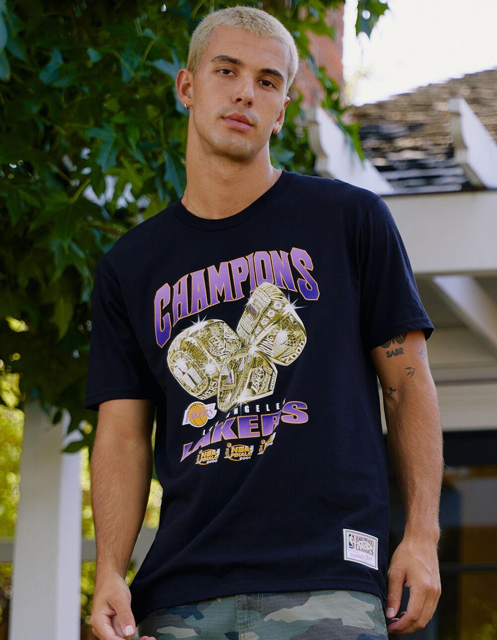 MITCHELL & NESS Los Angeles Lakers Champions Mens Tee - BLACK Product Image