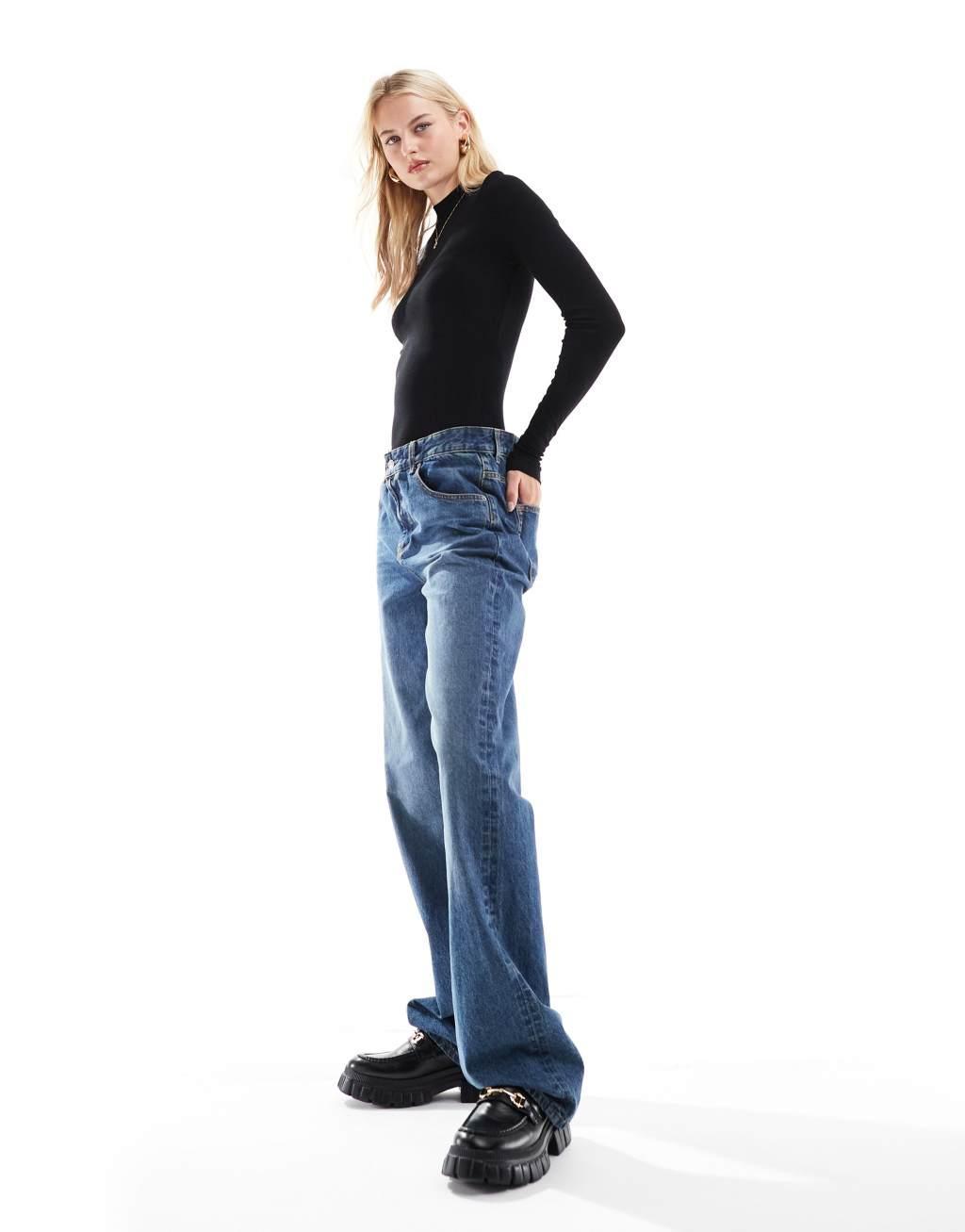 ASOS DESIGN Tall long sleeve bodysuit with turtle neck Product Image