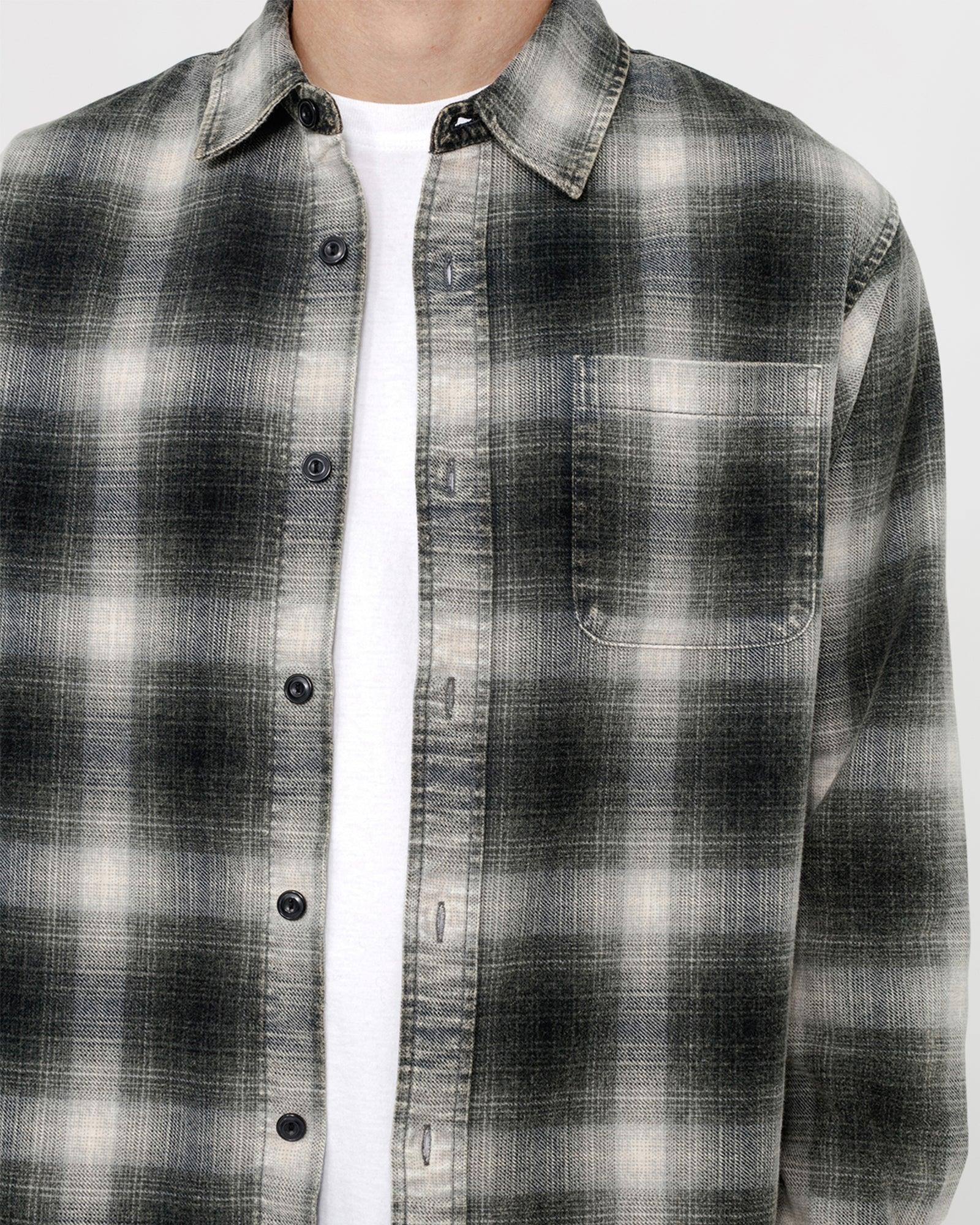ROCCO FLANNEL PLAID SHIRT Male Product Image