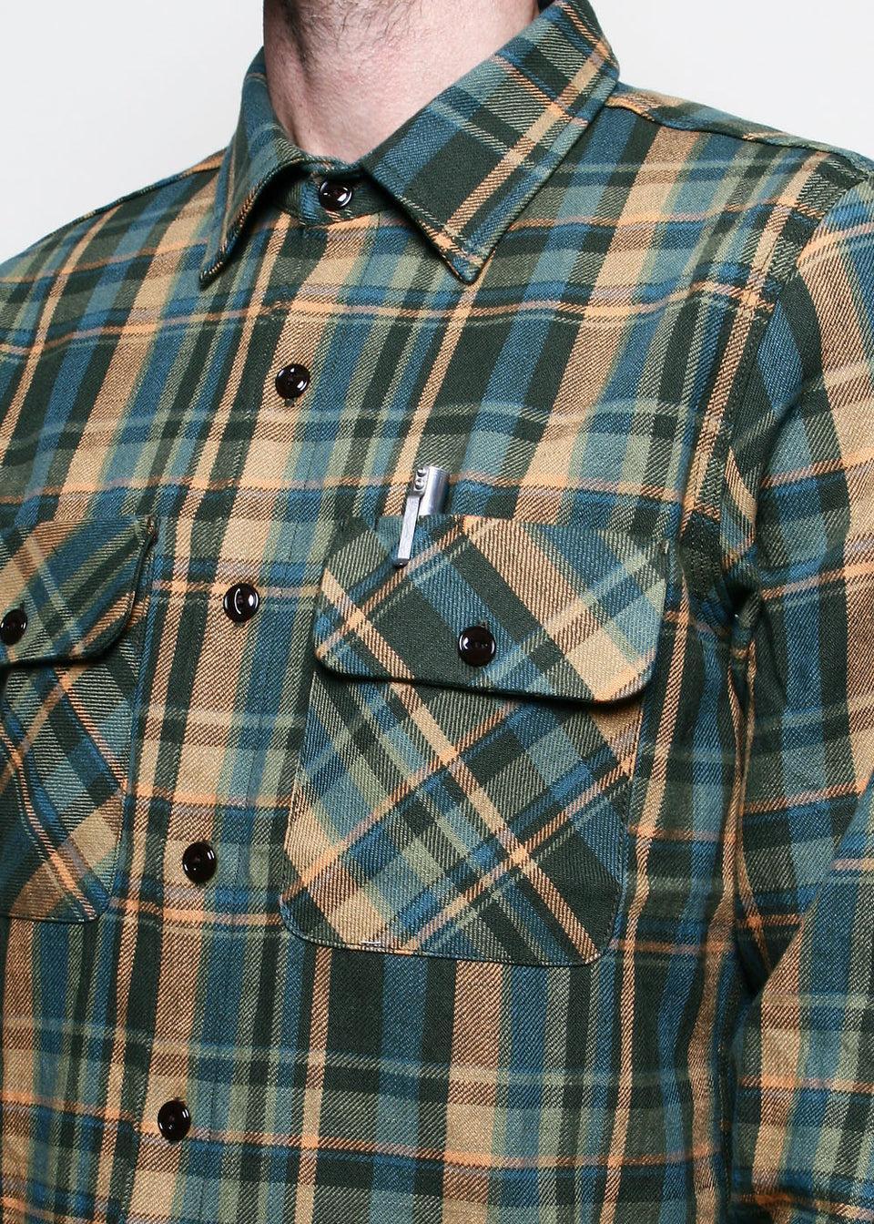 Field Shirt // Forest Slub Plaid Product Image