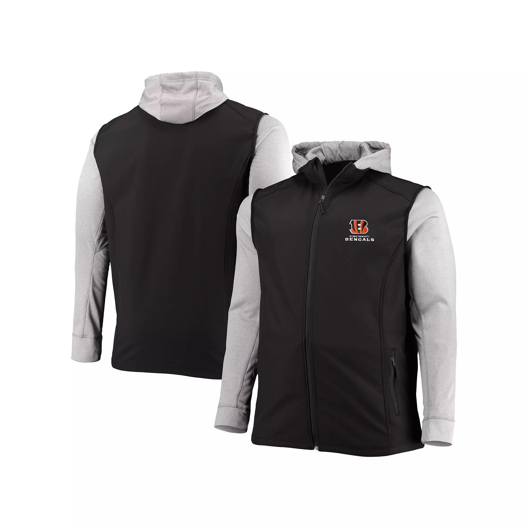 Mens Dunbrooke /Gray New Orleans Saints Big & Tall Alpha Full-Zip Hoodie Jacket Product Image