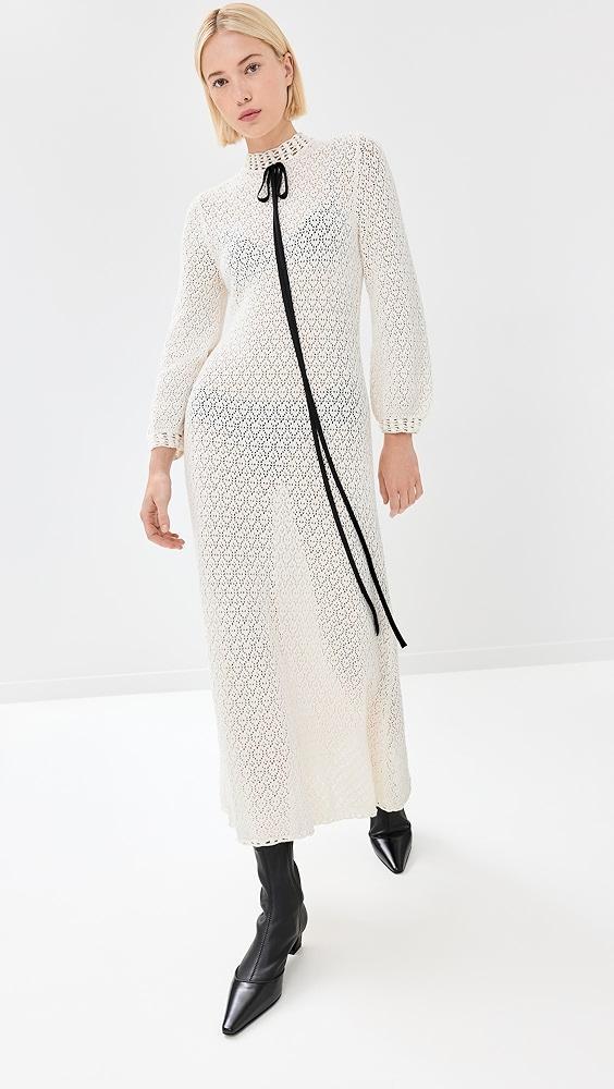 Tanner Fletcher Patsy Pointelle Knit Midi Dress | Shopbop Product Image
