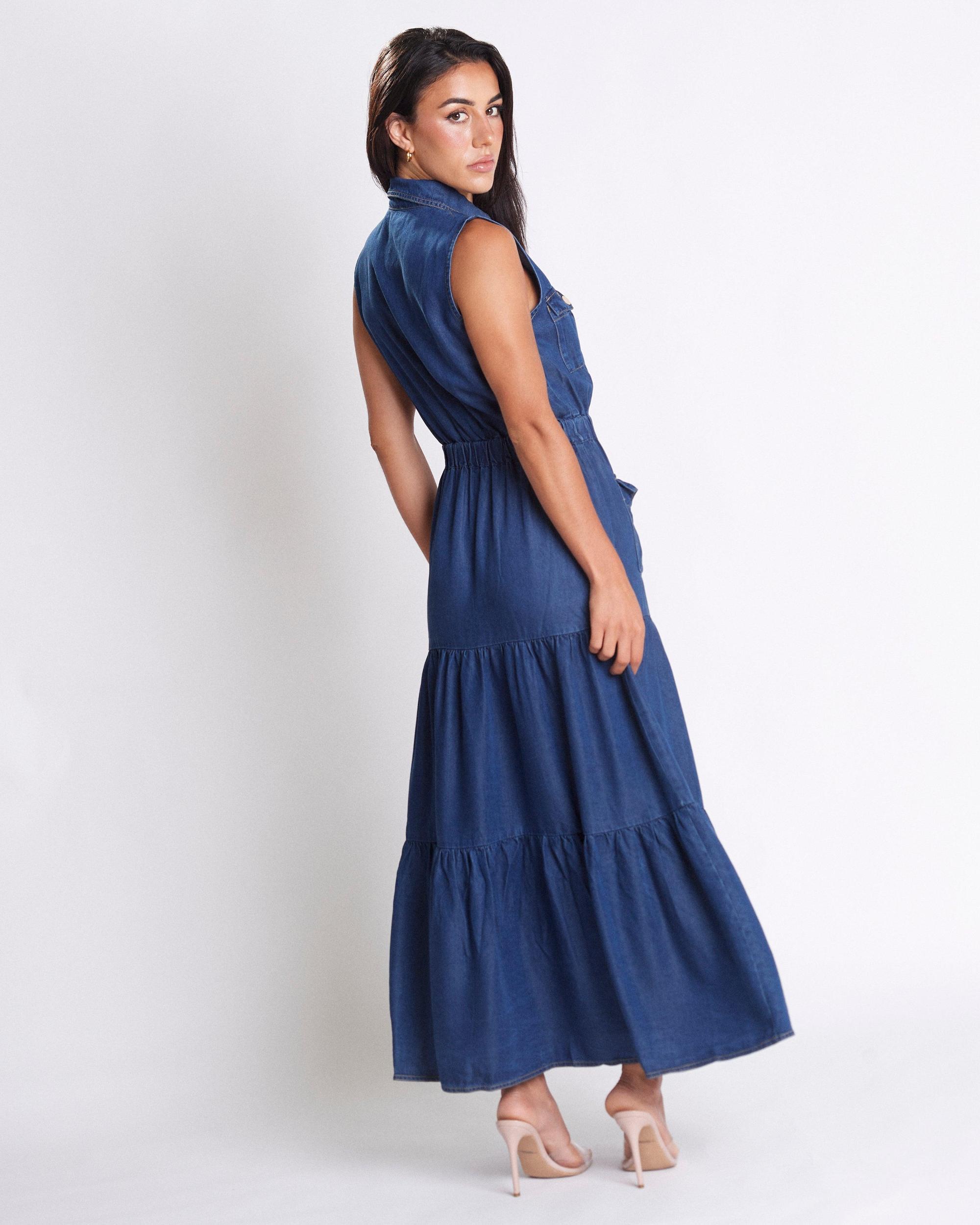 Triana Denim Dress Product Image