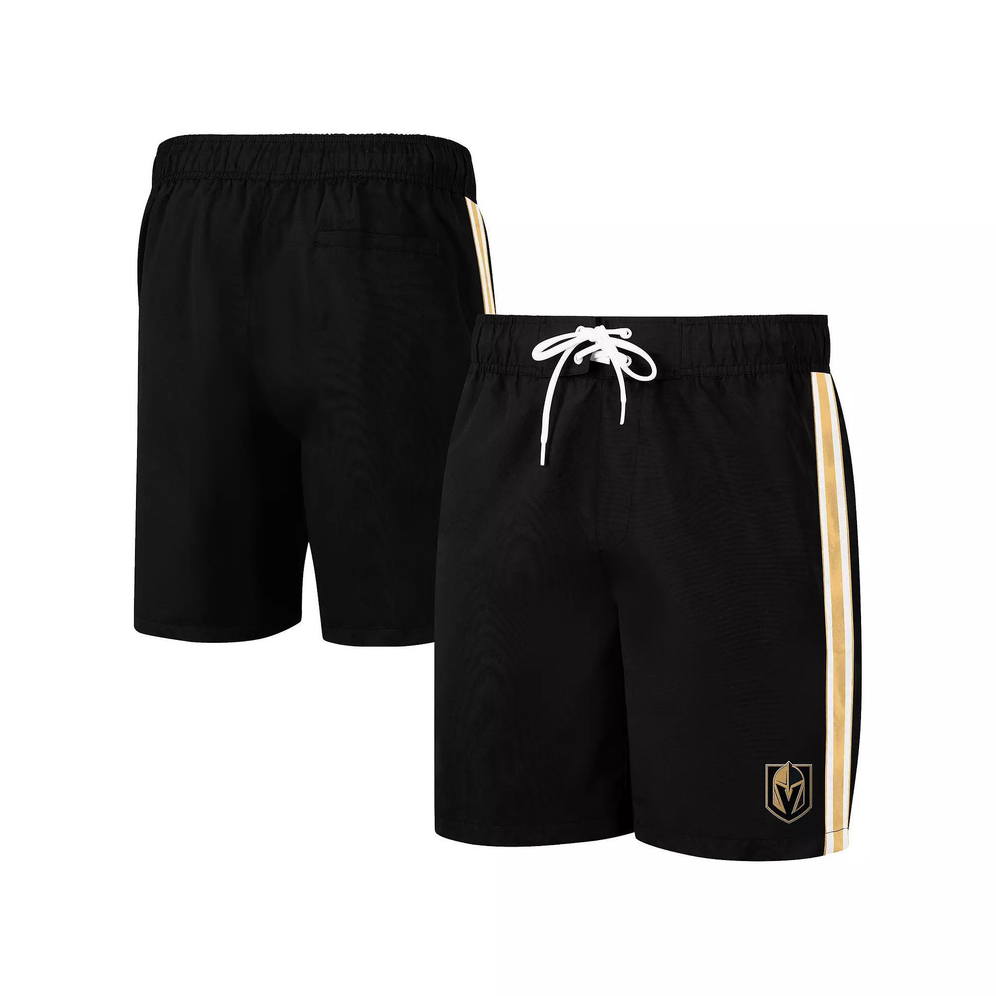 Men's G-III Sports by Carl Banks Black Vegas Golden Knights Sand Beach Swim Shorts, Size: Medium, Lvk Black Product Image