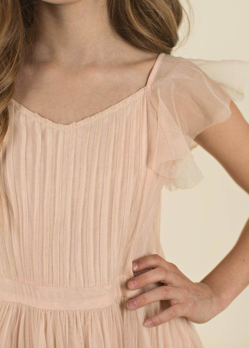 Kristine Dress in Blush Girls Product Image