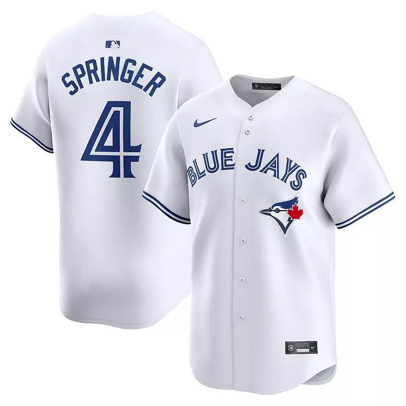 Mens Nike George Springer White Toronto Blue Jays Home Limited Player Jersey Product Image
