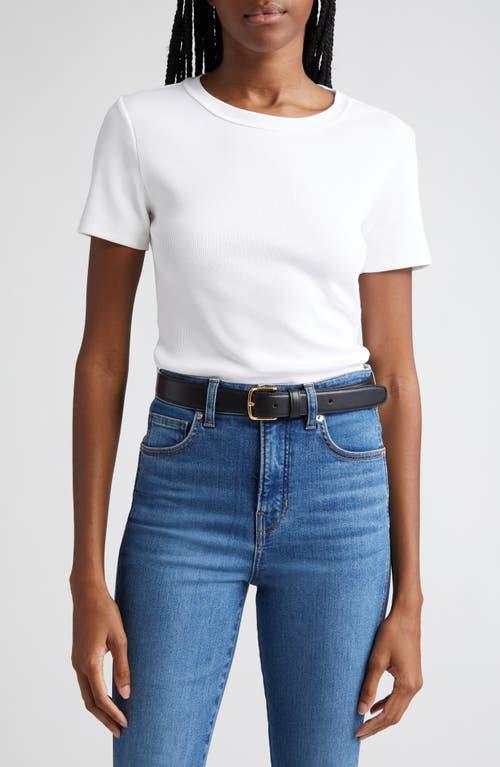 Womens Pruitt Ribbed Cotton-Blend T-Shirt Product Image