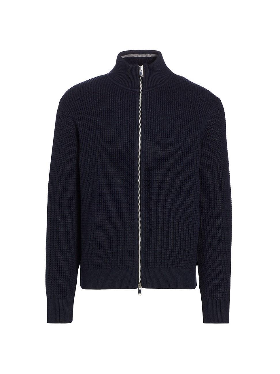 Theory Gary Cashton Zip Front Sweater Jacket Product Image