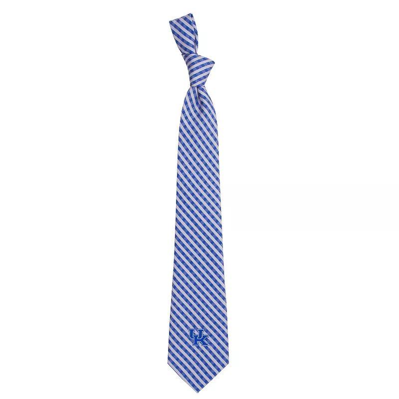 Men's West Virginia Mountaineers Gingham Tie, Team Product Image