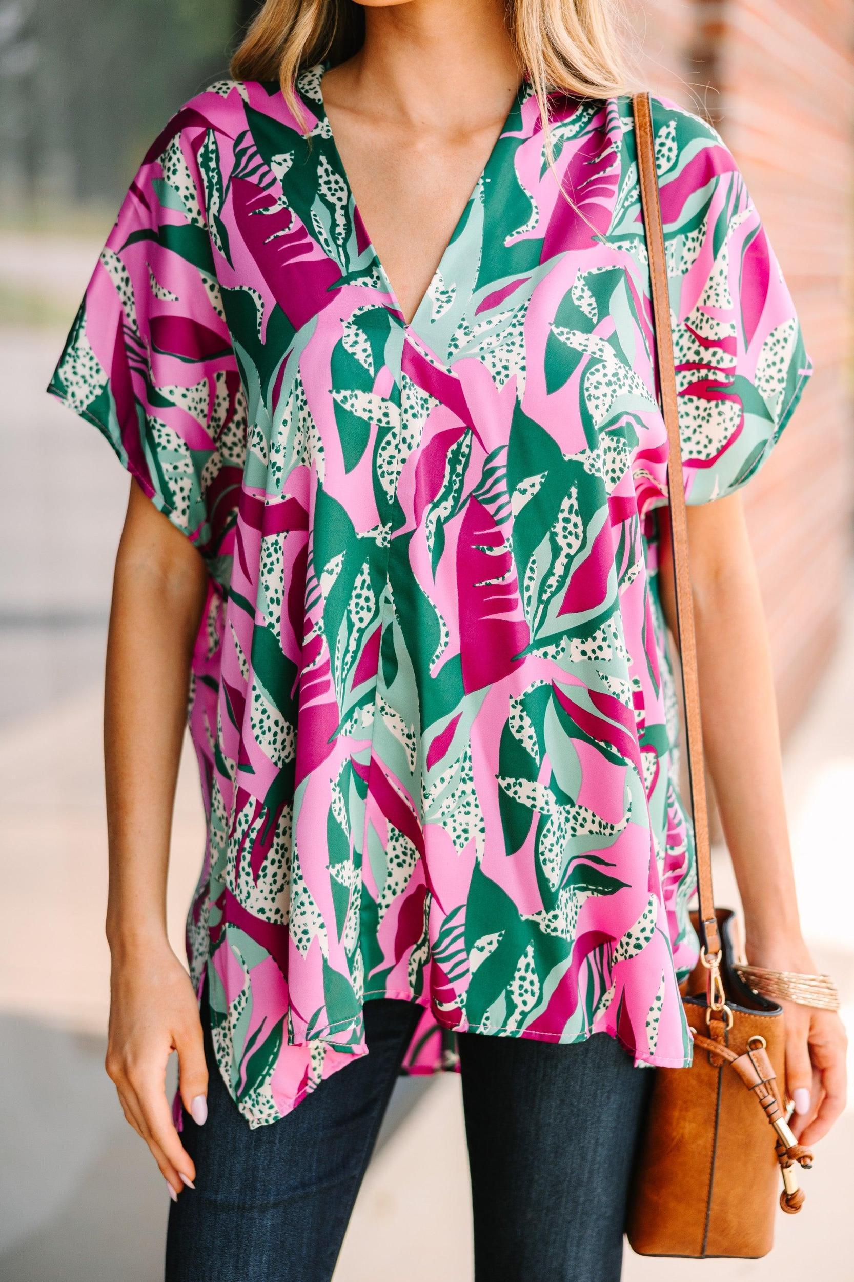 All For You Forest Printed Blouse Female Product Image