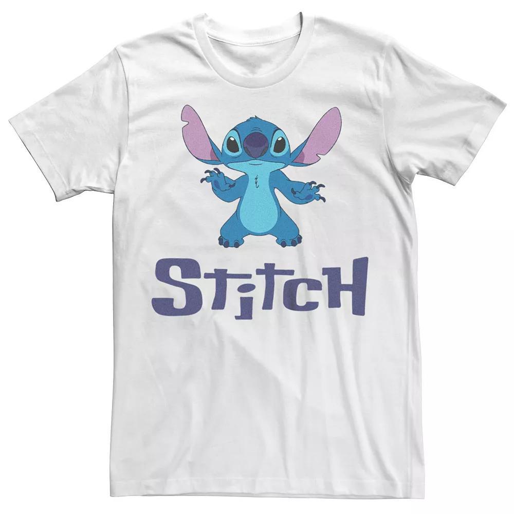 Disney's Lilo & Stitch Men's Cute Skelly Tee, Size: XS, White Product Image