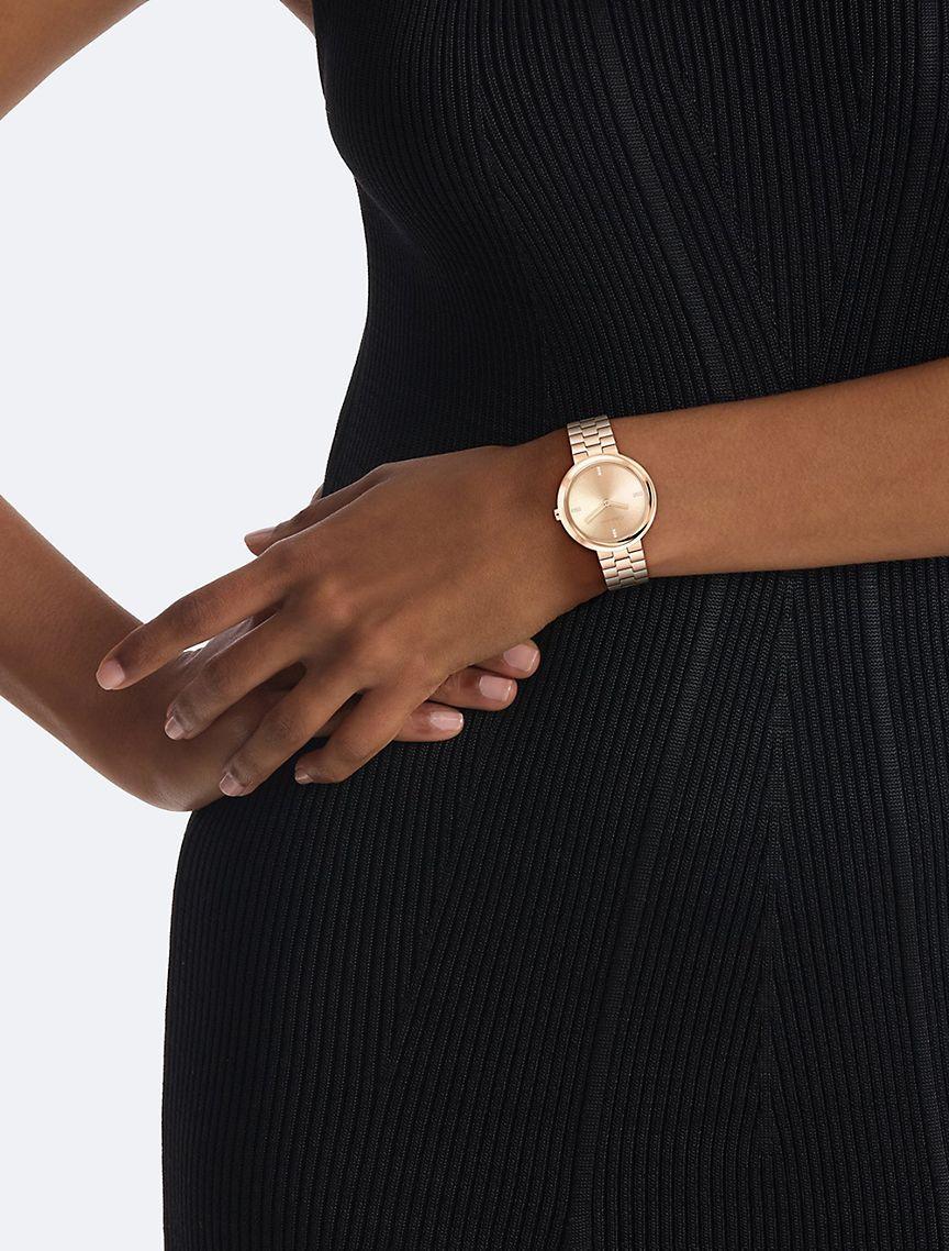 Minimalist Integrated Link Bracelet 32mm Watch Product Image