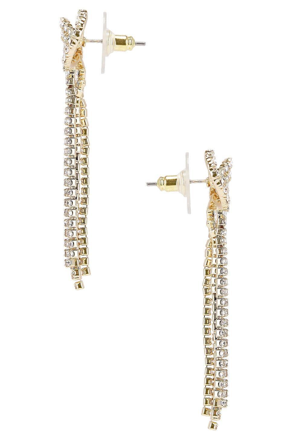 Nicci Earrings in Rhinestone BaubleBar Product Image