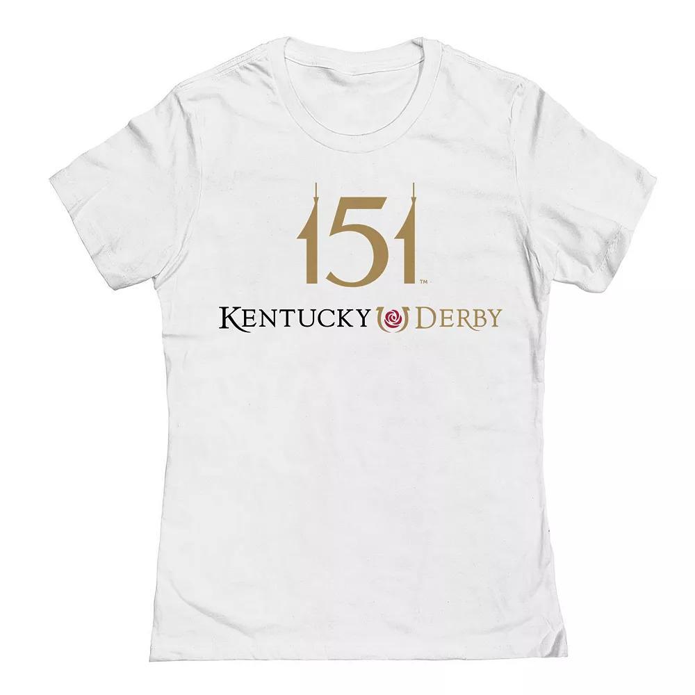 Juniors' Kentucky Derby Graphic T-Shirt, Women's, Size: XXL, White Product Image