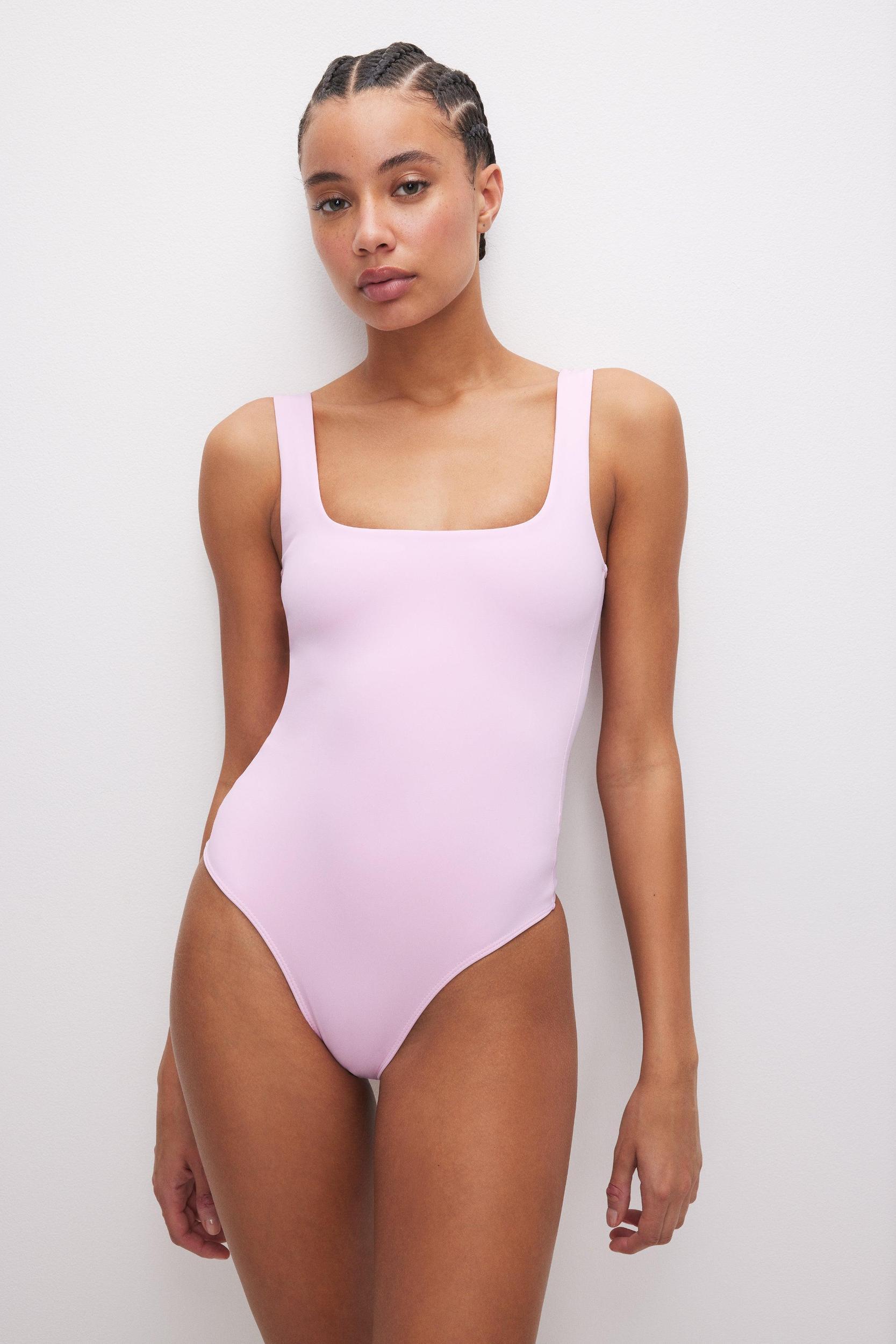 SCUBA MODERN TANK BODYSUIT | ROSE QUARTZ Product Image