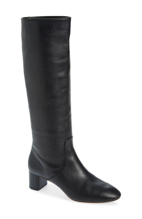 Loeffler Randall Womens Gia Pointed Toe Knee-High Leather Mid-Heel Boots Product Image