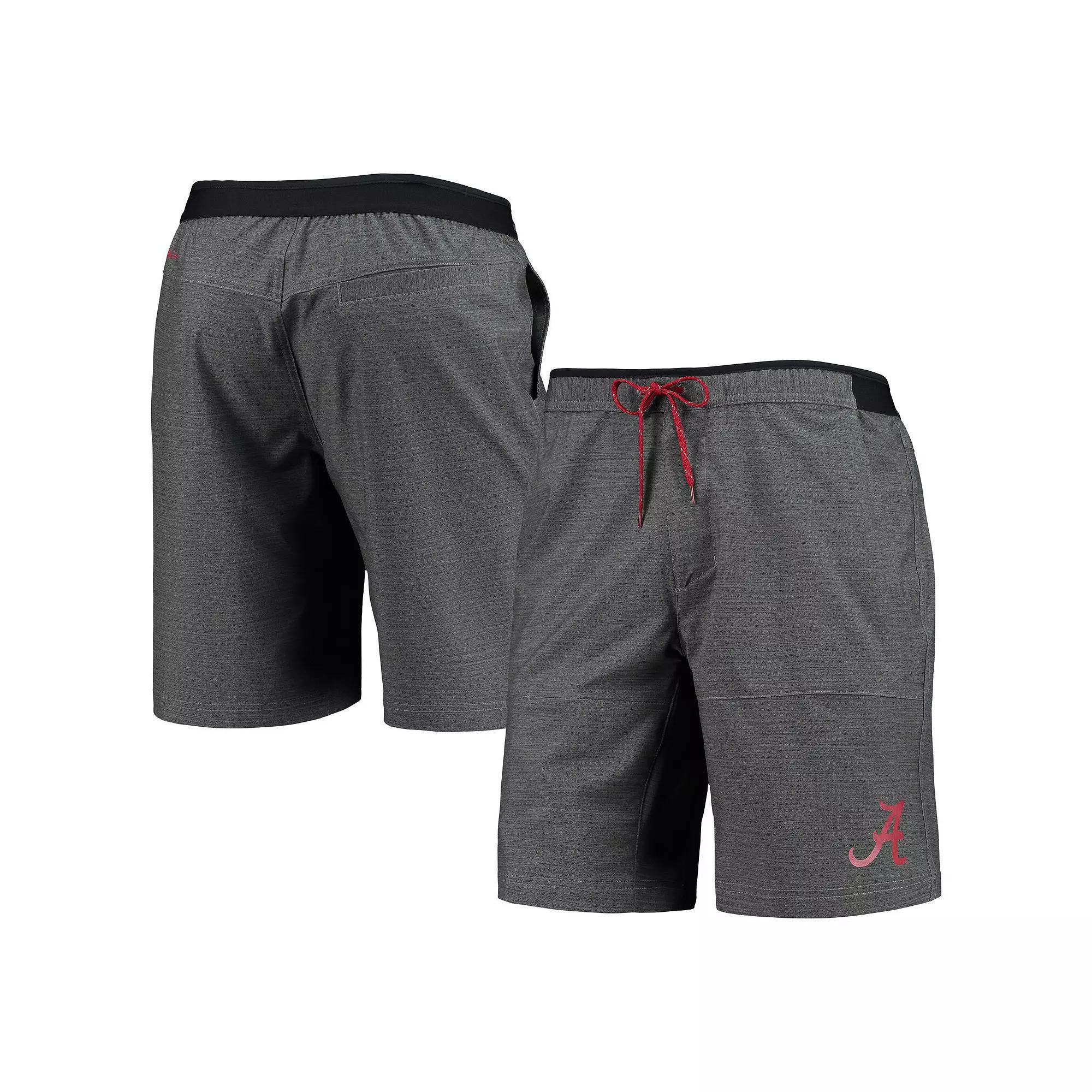 Mens Columbia Heathered Gray Alabama Crimson Tide Twisted Creek Omni-Shield Shorts Product Image