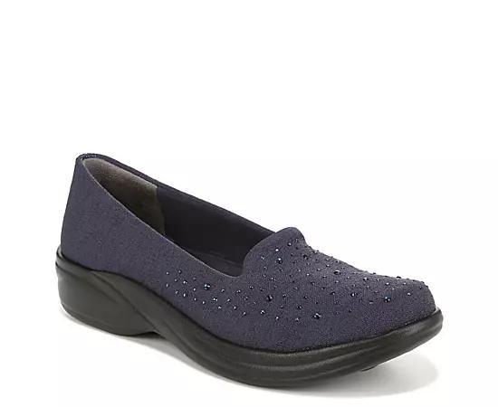 LifeStride Poppyseed 3 Womens Rhinestone Slip-ons Blue Product Image