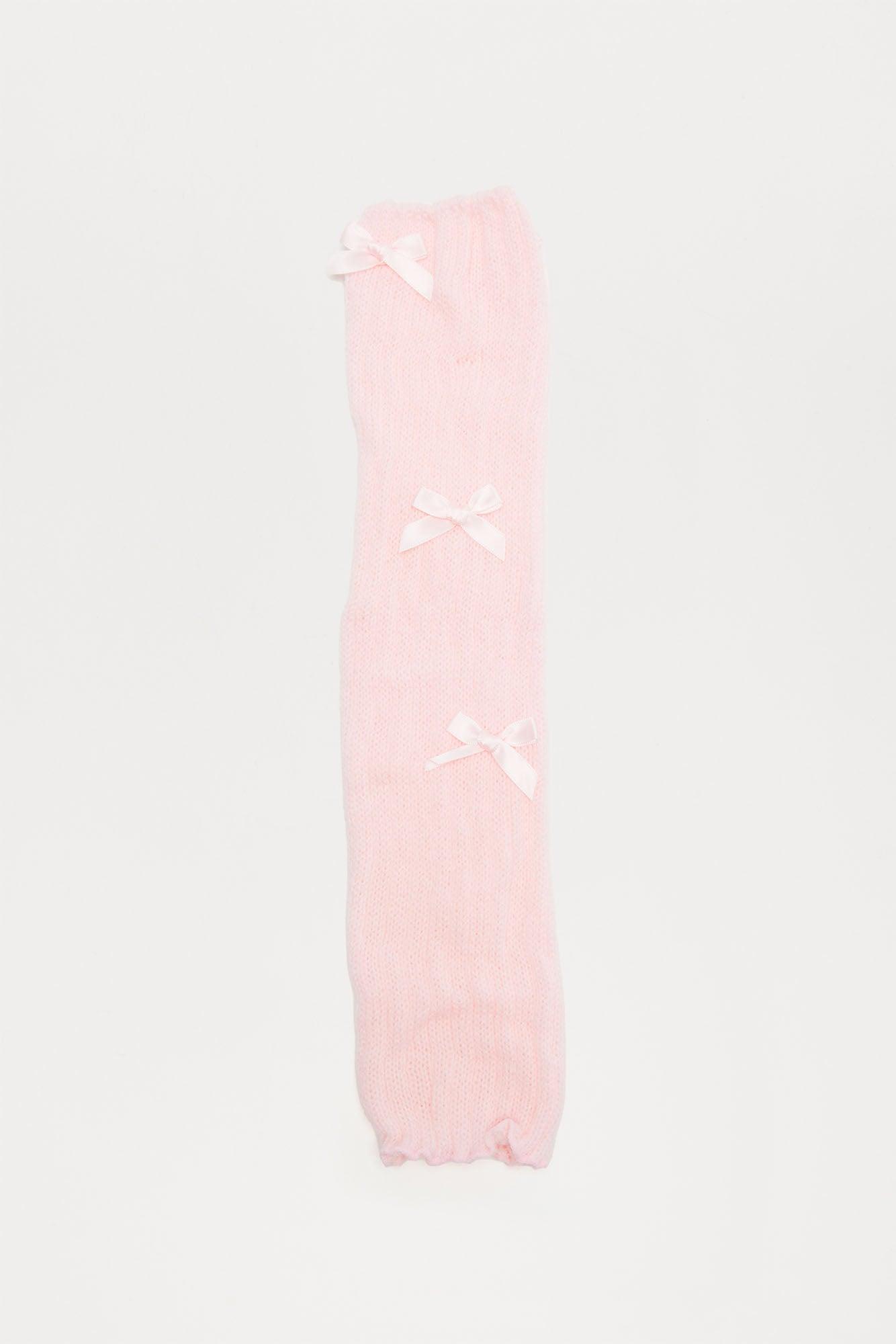 Sunday Pilates Leg Warmers - Pink Product Image