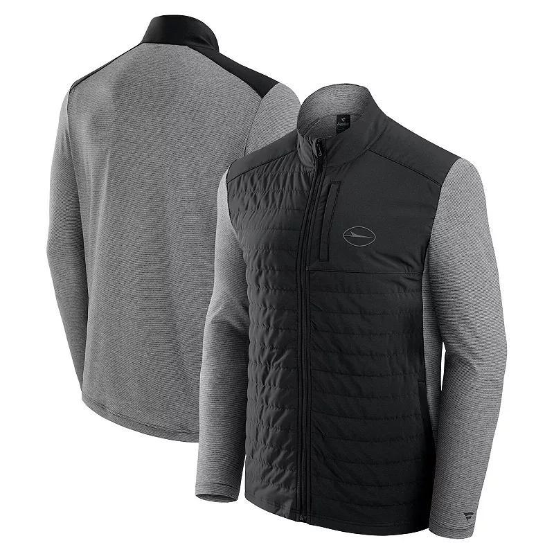 Unisex Fanatics Black/Heather Gray Buffalo Bills Tonal Full-Zip Jacket, Adult Unisex, Size: XL Product Image