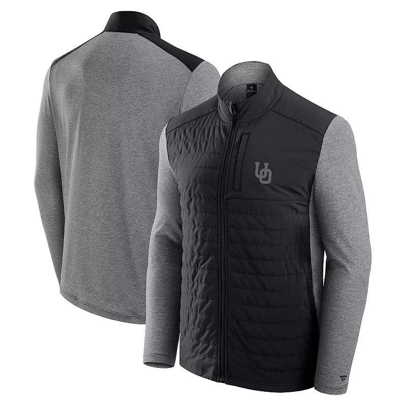 Unisex Fanatics Black/Heather Gray Buffalo Bills Tonal Full-Zip Jacket, Adult Unisex, Size: XL Product Image