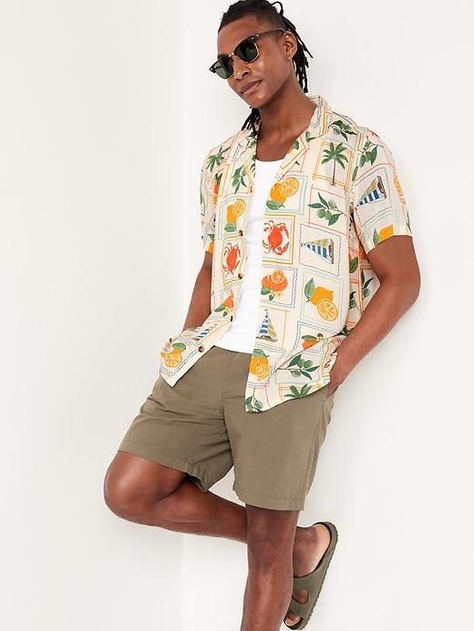 Short-Sleeve Camp Shirt Product Image