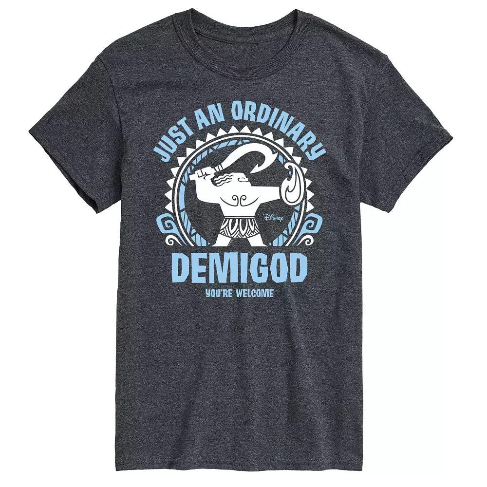 Disneys Moana Big & Tall Just Ordinary Demigod Graphic Tee, Mens Product Image
