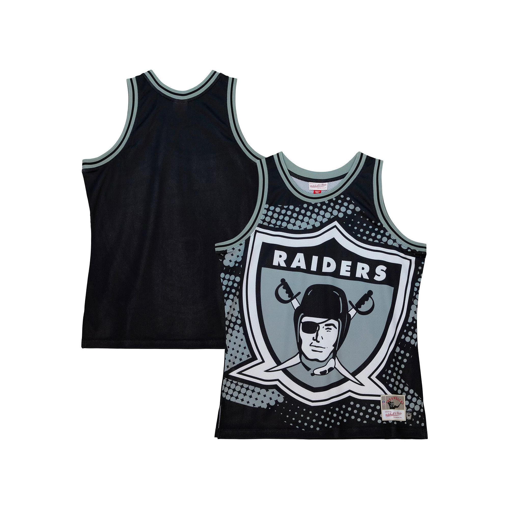Men's Mitchell & Ness Black Las Vegas Raiders Big Face 7.0 Fashion Tank Top, Size: Medium, Lvr Black Product Image