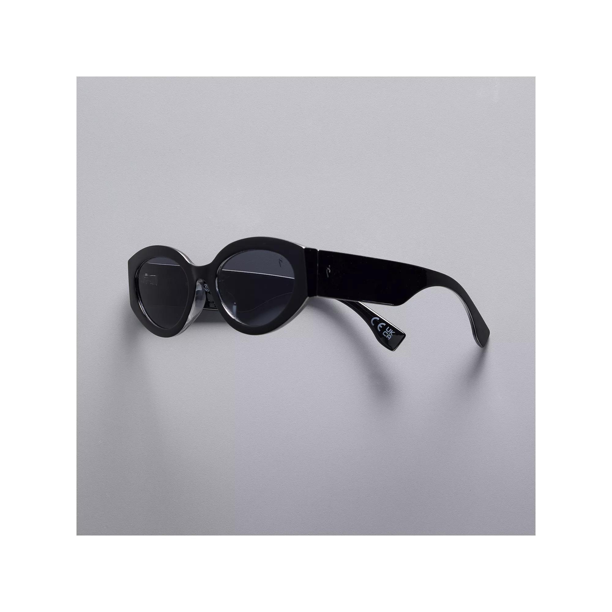 Womens Simply Vera Vera Wang Tannon Oval Sunglasses Product Image