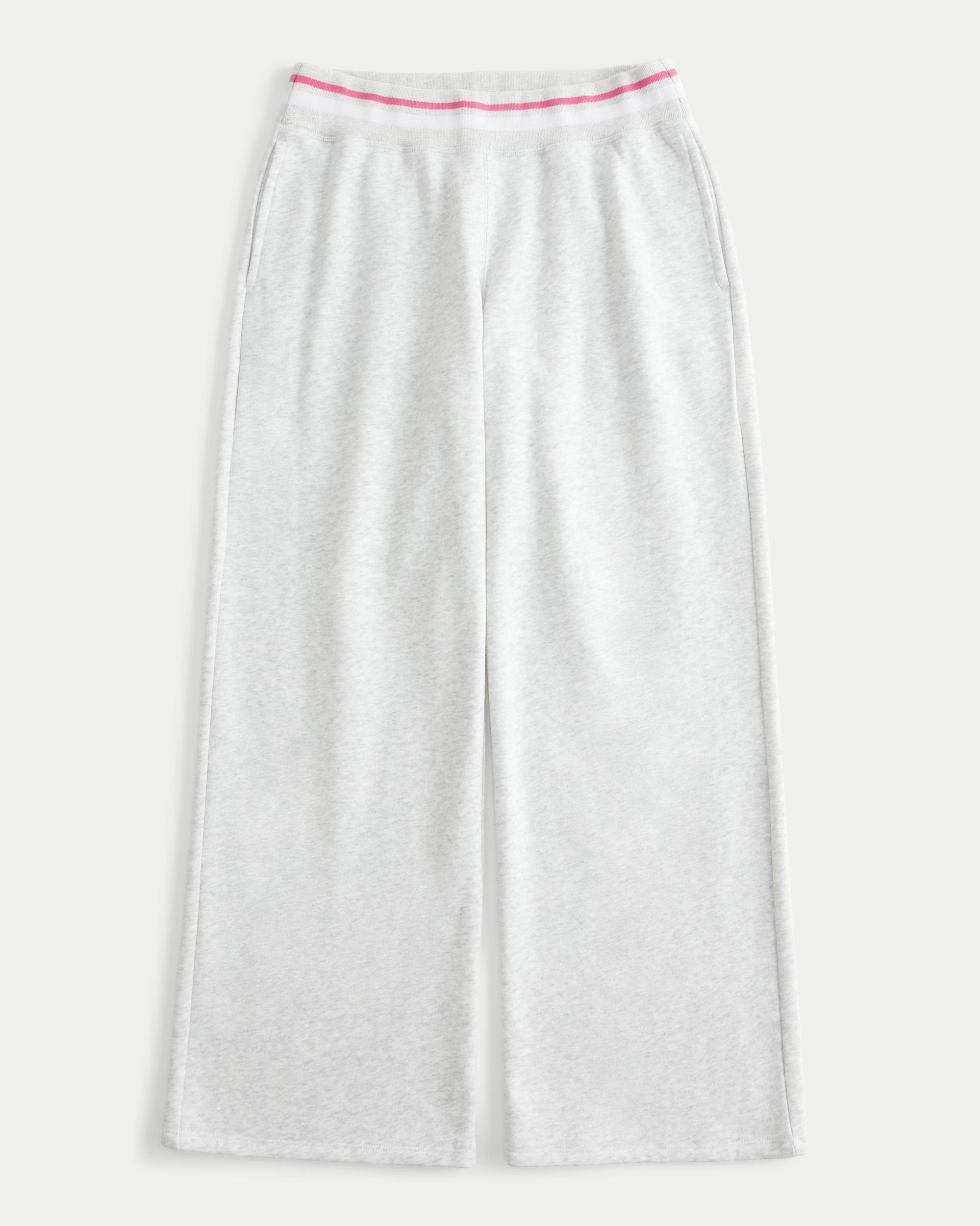 Tipped Wide-Leg Sweatpants Product Image