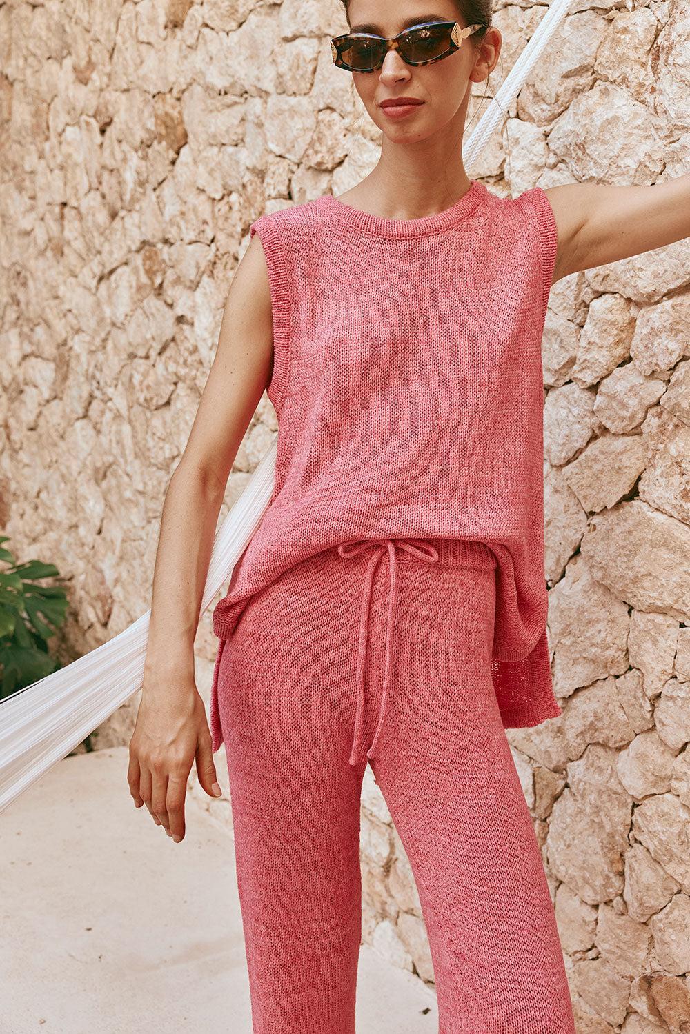 Louka Pants - Rose Product Image