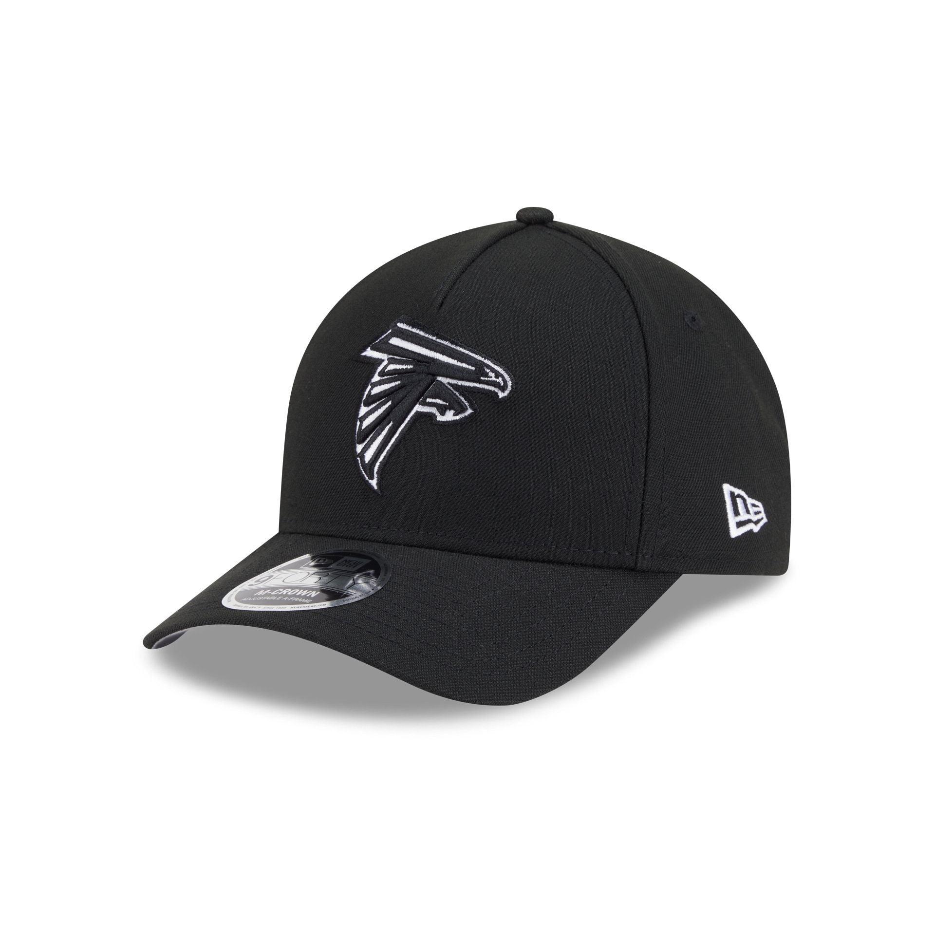 Atlanta Falcons Black & White 9FORTY M-Crown A-Frame Snapback Hat Male Product Image
